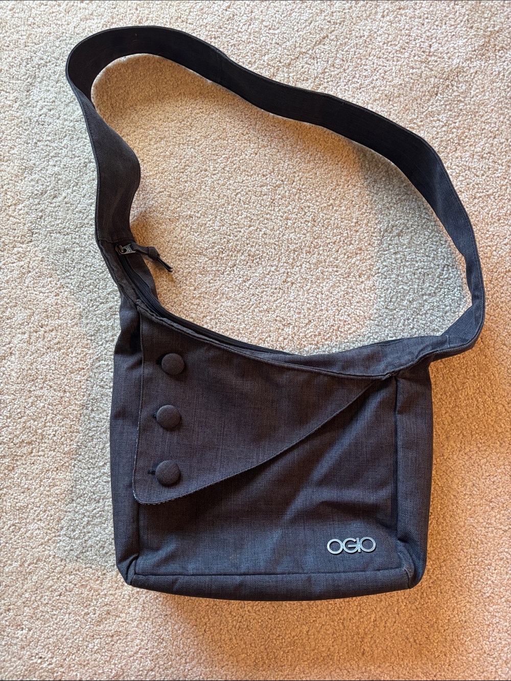 OGIO Charcoal Minimalist Messenger Shoulder Bag